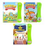 Kiddale Pack of 3 Musical Interactive Children Sound Books: ABC, Trip to Zoo & Home to Neighbourhood|Ideal Gift for Toddler|E Learning Book|Smart Intelligent Activity Books|Nursery Rhymes|Talking Book