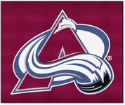 FANMATS 10614 Colorado Avalanche Tailgater Rug - 5ft. x 6ft. Sports Fan Area Rug, Home Decor Rug and Tailgating Mat