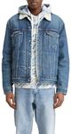 Levi's Men's Type 3 Sherpa Trucker Jacket, Fable, M