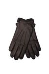 EEM classic leather gloves for men BEN manufactured from genuine nappa leather, black, size L