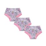 Peppa Pig Potty Training Pants Boys Girls Reusable Training Underwear 100% Cotton Waterproof Purple/Blue Toddler Pants Iconic Peppa Pig Character Design 3 Pack (Purple, M (2-3 Years), 3, Count)