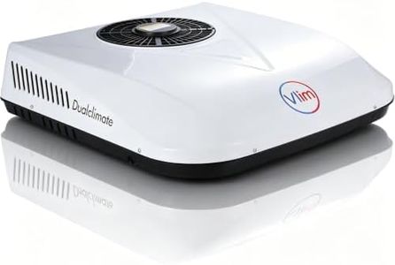 RV Air Conditioner, 10000 BTU 12V DC RV Air Conditione Low Power Consumption Rooftop AC Battery Powered