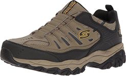 Skechers mens After Burn M. Fit- Wonted Sneakers, PEBBLE/BLACk, 10.5 X-Wide US