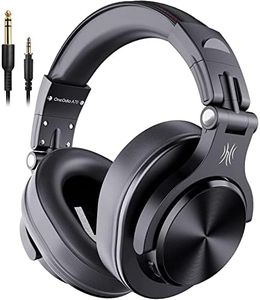 OneOdio A70 Auricurales Bluetooth Inalambricos 72H, Auriculares Diadema Cerrados con Puerto Compartido, Auriculares Cable de 3.5mm para DJ Piano Guitarra Grabación y Monitoreo AMP