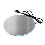 Chicken Water Heater, Warmer Base Chicken Water, Poultry Water Heater with 4.5 Feet Power Cable, Coop Solar Feeder Poultry, Poultry Waterer Drinker Heated Base, Thermostat for Winter Chicken Coop
