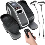 Under Desk Elliptical Machine, Electric Seated Leg Exerciser, Mini Ellipse with Remote, 12 Speed Levels, Forward & Reverse Direction, Manual & Auto Mode for Home & Office