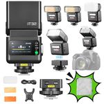 Godox iT32 TTL Mini Camera Flash with X5N Trigger for Nikon, 2.4G HSS 1/8000s Camera Flash, Magnetic Hot Shoe, Compatible with Nikon Z6III, Z5II, Z8, Z30, Z50II, ZFC, Z6II, Z50, Z9, D850, Z7, D750