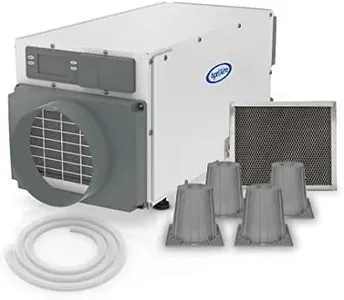 AprilAire E070 Pro Dehumidifier Bundle - 70 Pint Whole House Dehumidifier - Full Complete Kit - Crawl Spaces, Basements, Whole Homes, Commercial up to 2,800 sq. ft - 5 Year Warranty Included