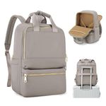 SEAFEW Cabin Bags for Travel, Carry on Travel Backpack for Women Airplane Approved Hand Luggage Backpack Water Resistant Personal Item Travel Bag Travel Essentials Work Laptop Backpack Khaki