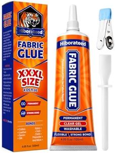 120 ML Fabric Glue Permanent for Clothing Repair, Washable, Dry Clear