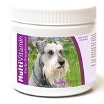 Healthy Breeds Dog Soft Chew Vitamins for Miniature Schnauzer - OVER 200 BREEDS - For Small Medium & Large Breeds - Easier Than Liquid or Powders - 60 Chews