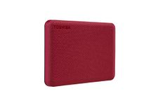 Toshiba Canvio Advance 2TB Portable External Hard Drive USB 3.0, Red - HDTCA20XR3AA