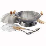 Norpro 506 14-Inch Wok, 10-Piece Set