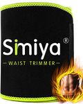 SIMIYA Waist Trimmer Belt Adjustable Waist Trainer Neoprene Sweat Belt Accelerated Sauna Effect Exercise Low Back and Lumbar Support Belt Fitness Trainer for Men & Women(Green,L)