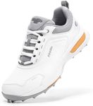 FitVille Wide Men's Spikeless Golf Shoes, Professional Water Resistant Mens Golf Shoes for Course, Outdoor | Pro-GreenEase V7