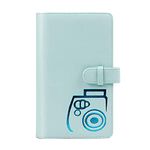 96 Pockets Wallet Photo Album for Fujifilm Instax Mini 9/8 / 90/25 / 70, Share SP-2 SP-1, for Polaroid Z2300 PIC-300P (Light Blue)