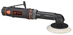 Dynabrade (EB3) 3"" Extension Right Angle Buffer/Polisher | 3/8""-24 Male Spindle, 0.5 hp 2700 RPM Pneumatic Motor | Includes Hook-Face Backup Pad (50126)