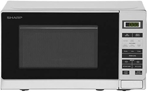 Sharp R220SLM Standard Microwave Oven - Silver