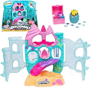 Hatchimals Colleggtibles, Coral Castle Fold Open Playset with Exclusive Mermal Magics, for Kids Aged 5 and Up