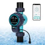 Fengind Smart Saltwater Pool Chlorinator System, Up to 21,100 Gallons Pool, Salt Chlorine Generator System Built-in Wi-Fi & App Remote Control, Salt Pool Chlorine Generator with Smart Digital Panel