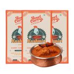 Bowl Curry Kashmiri Curry Paste |Pack of 3 x 300g | Cooking Paste For Mutton, Chicken, Eggs, Paneer | Ready to Cook Indian Masala Gravy Mix | Ready In 15 Mins | No Preservative/Artificial ​Colour