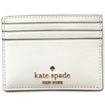 Kate Spade New York Madison Small Slim Card Holder In Meringue, KC582, White, Minimalist