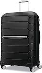 Samsonite Freeform Hardside Expandable with Double Spinner Wheels, Black, Checked-Large 28-Inch, Freeform Hardside Expandable with Double Spinner Wheels