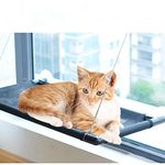 Cat Window Perch Cats Window Hammock Bed ,Window Mounted Seat Extra Large and Sturdy Hanging Pet Window Bed Cat Shelves with 4 Suction Cups Holds Up to 60lbs