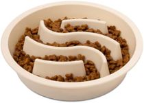 Leashboss Slow Feeder Dog Bowls - Cup Maze Puzzle Food Bowl with Feeder Holes, Fits into Elevated Pet Feeders - Slow Eating for Large, Medium & Small Sized Breeds