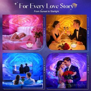 Galaxy Star Projector – Dimmable Night Light for Bedroom