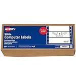 Avery White Computer Labels, 15/16"
