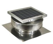 Solar Powered Roof Mounted Exhaust Attic Fan Active Ventilation Vent RBSF-8