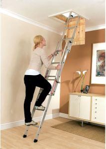 Youngman Aluminium Loft Ladder – Lightweight Attic Access Ladder