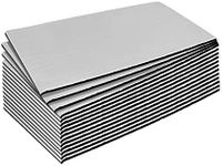 Weisshorn Car Sound Deadener, 24 Pcs 32 x 50cm Butyl Automotive Sounds Deadening Mat Proofing Insulation Noise Absorbing Sound-deadening Heat Shield, 2mm Thick Water Resistant Sliver