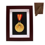 WANLIAN Marathon Medal Display Frame-Medal Display Case-Military Medal Display Cabinet-Marathon Medal Storage BoxFits All Sports Winners, Military Medal Badge Medal 12x12 Inch