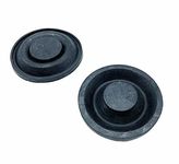 KOORVEL 2 x Toilet Cistern Diaphragm Auto Stop Inlet Water, Washers for Float Ball Valve - 32mm Diameter Rubber