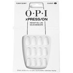 OPI xPRESS/ON Press On Nails, Up to 14 Days of Wear, Gel-Like Salon Manicure, Vegan, Sustainable Packaging, With Nail Glue, Short White Nails, Funny Bunny