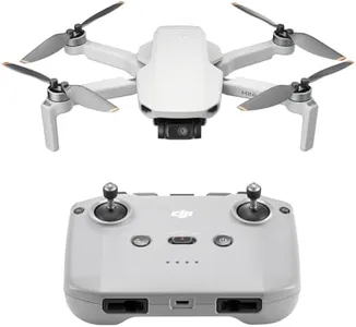 DJI Mini 4K, Drone with 4K UHD Camera for Adults, Under 249 g, 3-Axis Gimbal Stabilization, 10km Video Transmission, Auto Return, Wind Resistance, 1 Battery for 31-Min Max Flight Time, Intelligent Flight