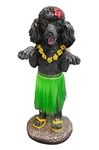 Hula Dog Dashboard Doll Car Accessories Bobblehead for Van Life and Beach Creations | German Shepherd | Golden Retriever | Labrador Retriever… (Poodle)