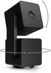WYZE Cam Pan v3 Indoor/Outdoor IP65 1080P 360° Pan/Tilt/Zoom Wi-Fi Smart Home Security Camera with Motion Tracking for Baby & Pet, Color Night Vision, Works with Alexa & Google Assistant, Black