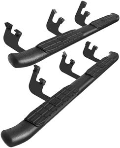 TAC Side Steps Running Boards Compatible with 2017-2022 Honda Ridgeline Truck Pickup 4.25" Texture Black Side Bars Nerf Bars Off Road Accessories (2pcs)