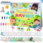 Invalidism Montessori Busy Book For Toddlers 3+,Kindergarten/Prek/Preschool Learning Activities,Sensory Book, Quiet Activity Book,Educational Toys For 3 Year Old,Learning Materials For Kids Ages 3-5