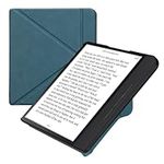 kwmobile Origami Case Compatible with Kobo Forma Case - Slim PU Leather Cover with Stand - Petrol