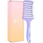 Hair Brush, Curved Vented Brush Faster Blow Drying, Professional Paddle Curved Vent Styling Hair Brushes for Women, Men Curly Thick Straight lLong Short Wet Dry Hair