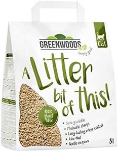 Greenwoods Plant Fibre Natural Clumping Cat Litter 2X8L Tidy Fresh Step Ultra Premium Ingredients Lightweight Clean Paws Low Dust Economic Biodegradable Scoop And Flush Long Lasting Care For Your Cat