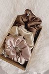 Atrube Satin Silk Scrunchies For Women Or Girls,Hair Ties,Ponytail Holder,Women Hair Accessories,Ponytail Holders For Girls|Fluffy Scrunchy For Women|Best Gift For Girls,Women,Sisters,Multi