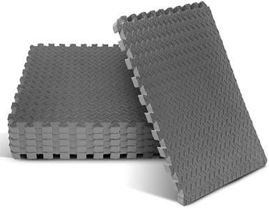 Foam - EVA Foam Interlocking Mats - Grey - 3/4" Thick, 24 Square Feet