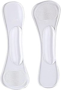 Dr Foot Invisible Cushioning Insoles for High Heels | Designed for Women | Foot Pain Relief from High Heels | Clear Gel, Slim Design | Ultra-Soft Gel Arch | Shifts Pressure Off Ball of Foot - 1 Pair