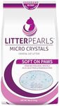 Litter Pearls Micro Crystals Unscented Non-Clumping Crystal Cat Litter with Odorbond, 7 lb, White, Clear and Blue Crystals (LPMC7)