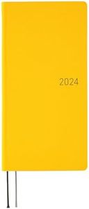 Hobonichi Techo Weeks [Japanese/Weekly Monthly Planner/Tall and Slim Size/Apr 2024 Start] Colors: Poppin' Yellow